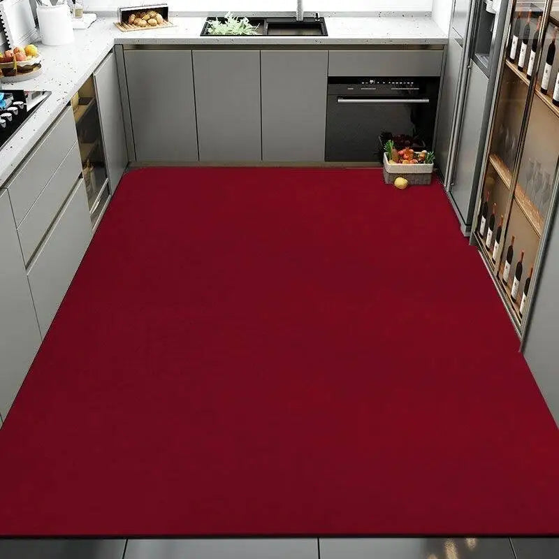 Diatom mud anti-slip absorbent kitchen mat