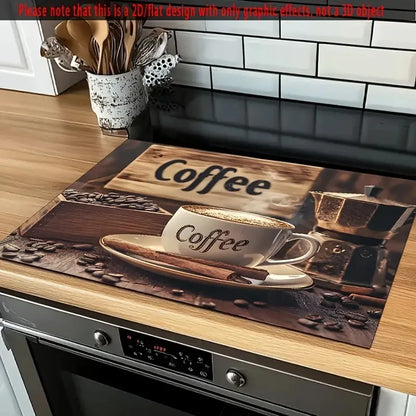 Coffee dish drying absorbent kitchen mat