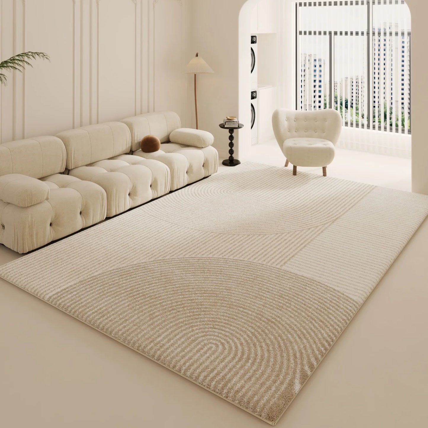 Cream Style Light Luxury Non-Slip Large Area Rug