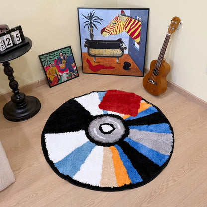 Round CD Tufted Non-Slip Rug