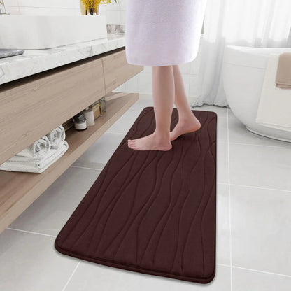 Olanly Memory Foam Absorbent Non-Slip Bath Mat