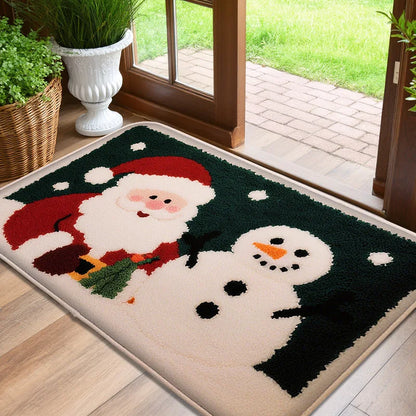 Entrance Non-Slip Floor Mat Water-Absorbent Foot Rug Machine Washable Bedroom Door Mat Home Decor