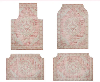 Bohemian American Retro Anti-Slip Washable Area Rug Set