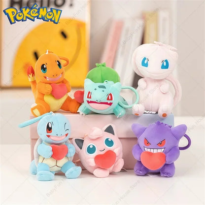 Pokemon Character Plush Toy Keychain Set