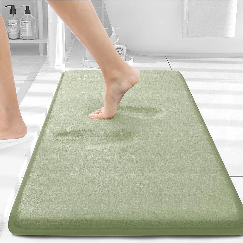 Olanly Silicone Memory Foam Non-Slip Bath Mat