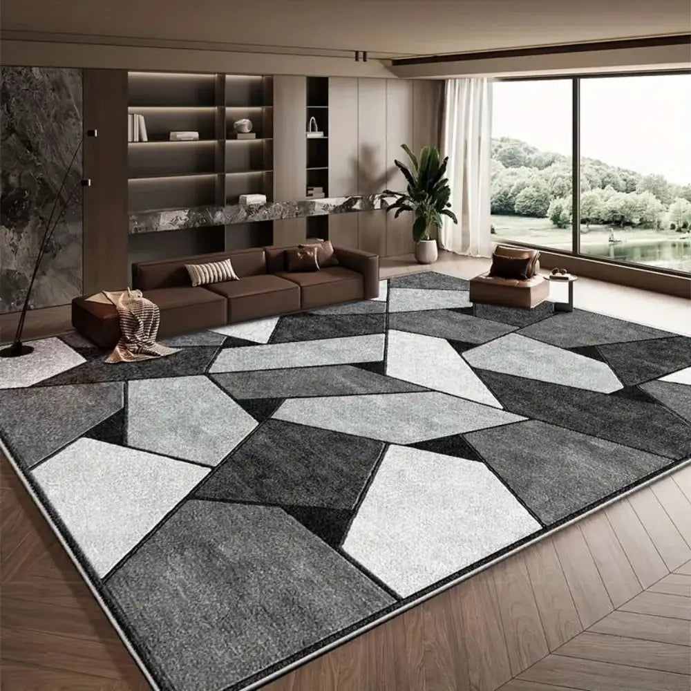 VIKAMA Modern Minimalist Luxury Living Room Area Rug