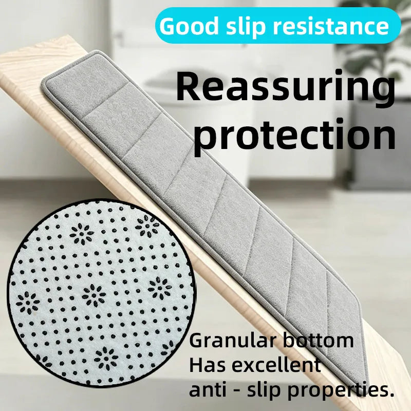 Memory Foam Bath Mat Soft Comfortable Super Absorbent Anti-Skid Bathroom Rug Bathroom Accessories Home Decor