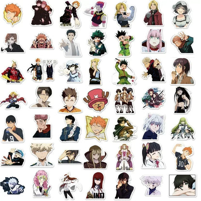Mixed Anime Waterproof Sticker Set 100 300 Pieces