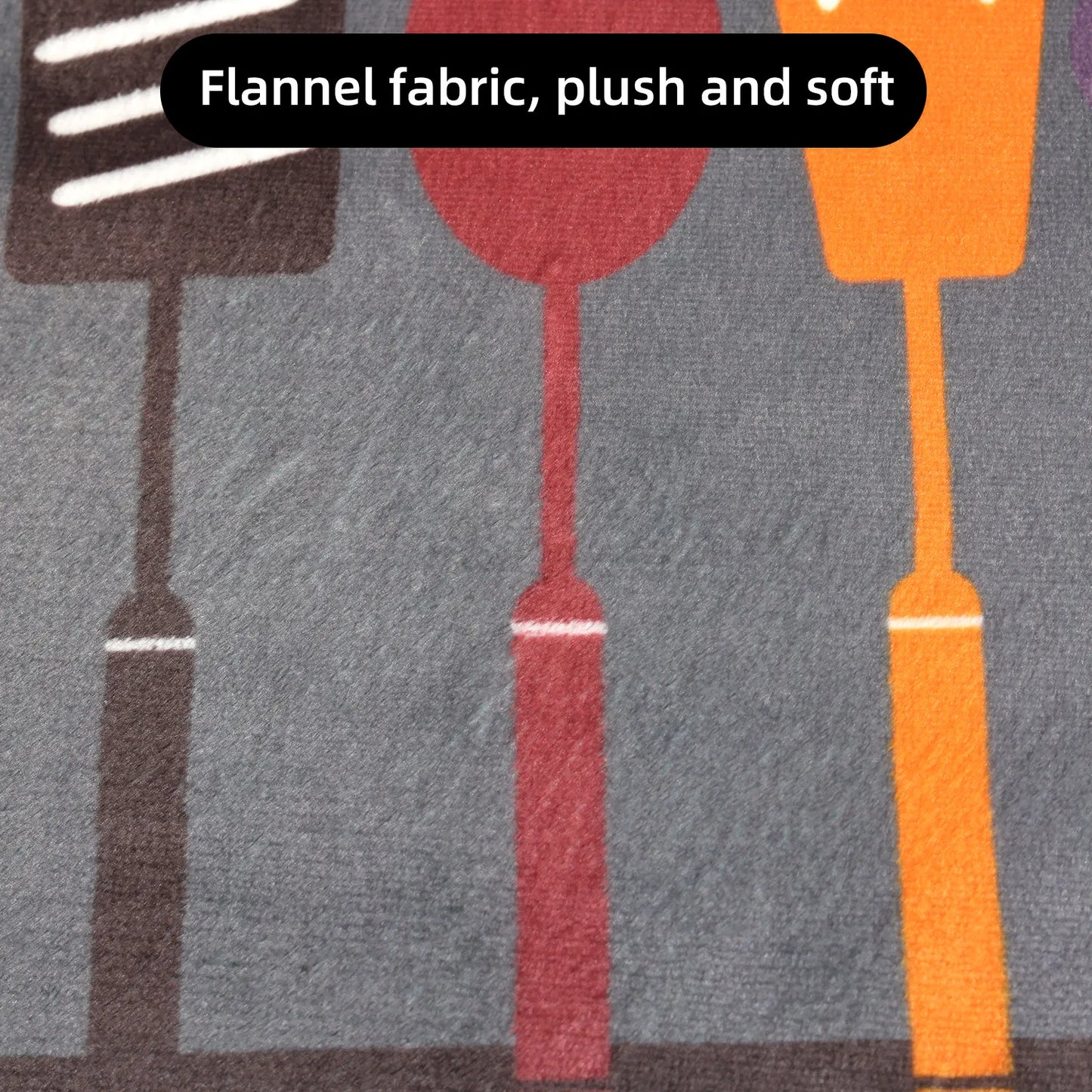 VIKAMA Kitchen Carpet Washable Non-Slip Absorbent Floor Mat Bathroom Door Mat Room Home Decor Rug