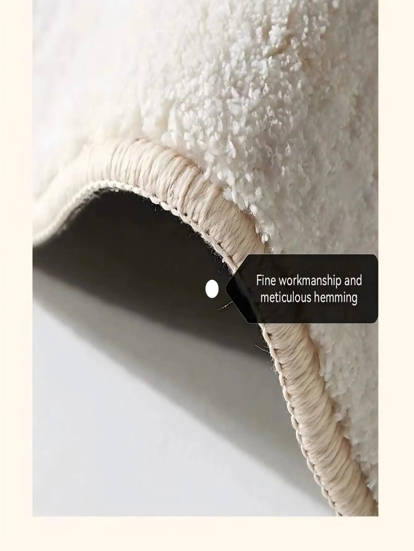 Fluffy Tufted Letter Rug “You Look Good” Non-Slip Korean Irregular Bedroom Lounge Mat
