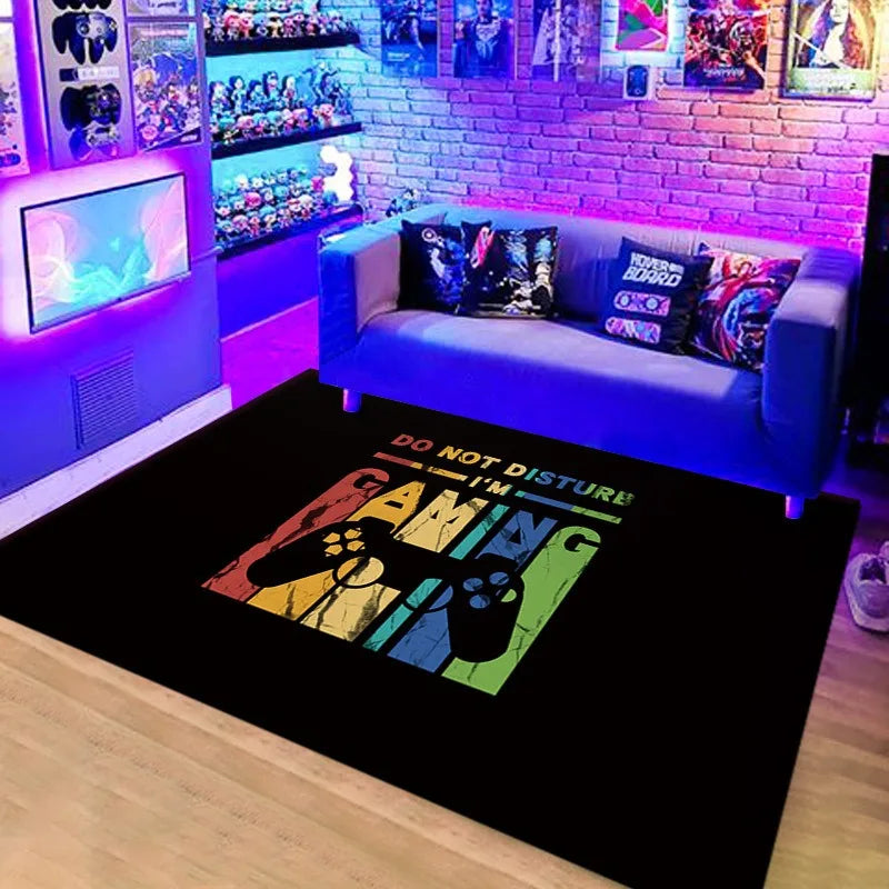 3D Gaming Controller Kids Rug