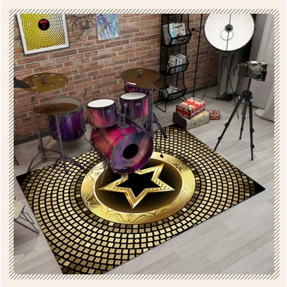 Electronic Drum Soundproofing Carpet Mat