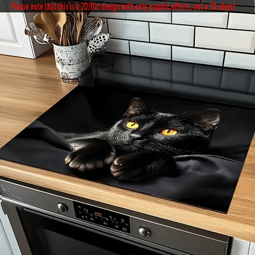 Cat print absorbent coffee draining mat