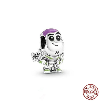 Disney S925 Sterling Silver Charm Beads For Women Bracelet
