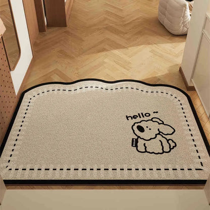VIKAMA Cute Bear Non-Slip Carpet