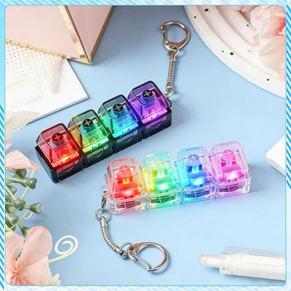 Light Up Keyboard Keychain