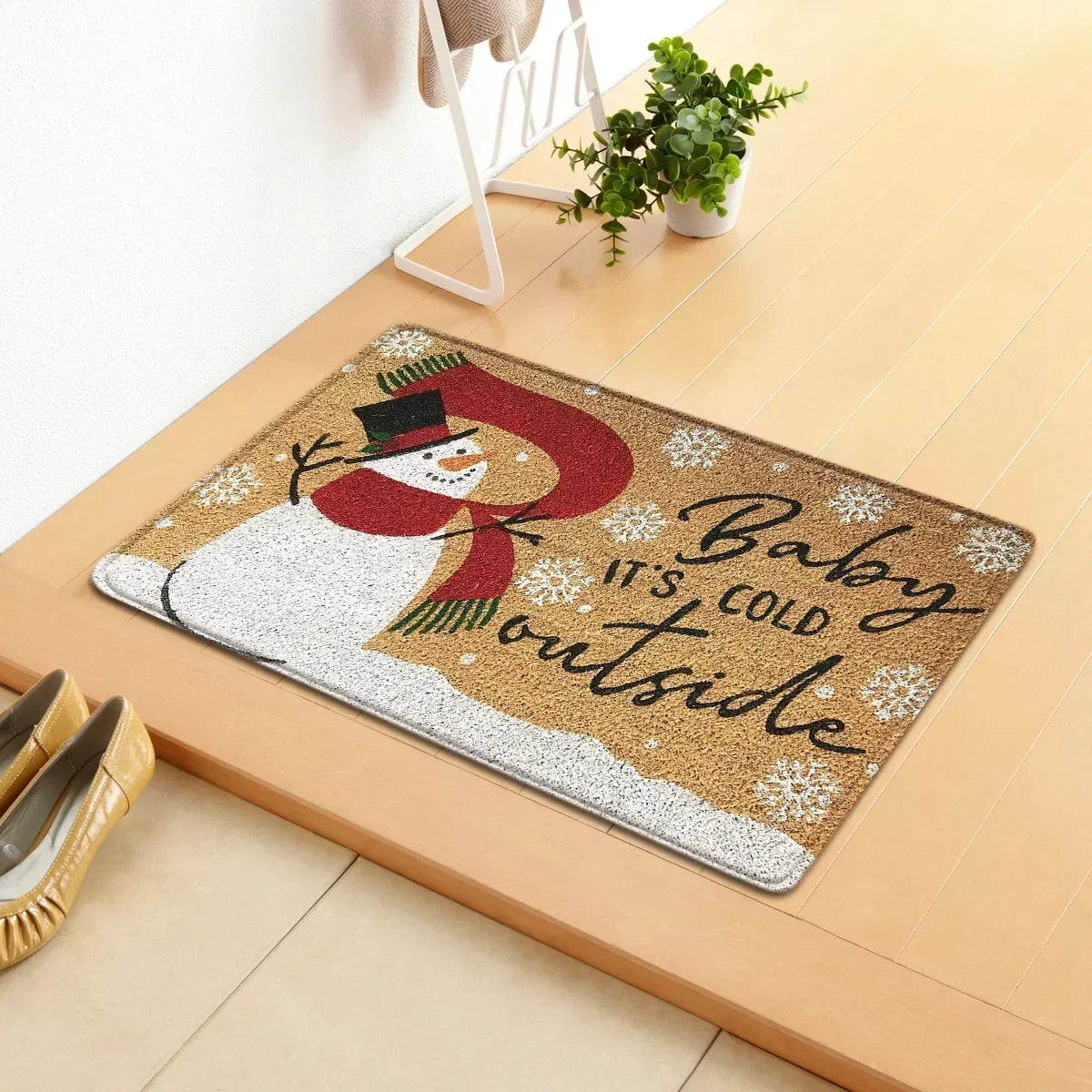 VIKAMA Merry Christmas Non-Slip Welcome Doormat