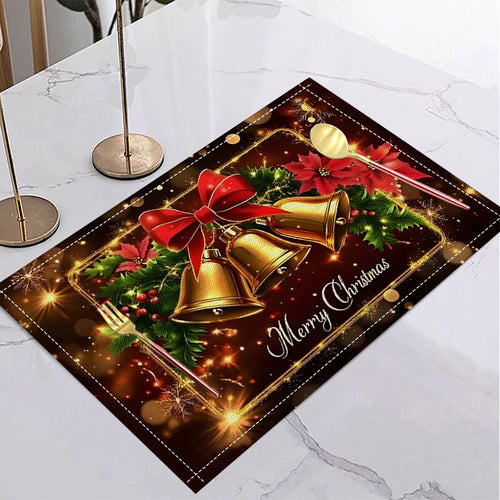 Christmas Bell Tree Snowflake Placemat
