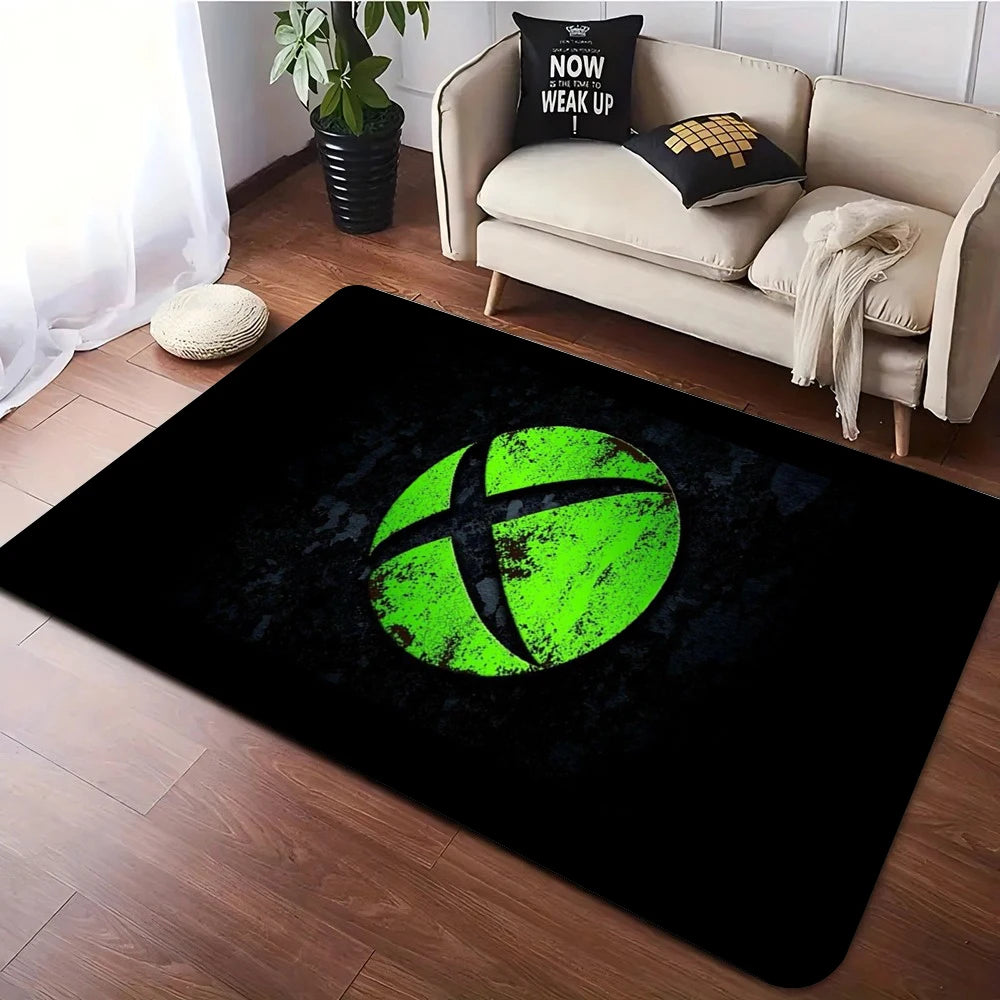 Xbox gaming large washable non-slip rug
