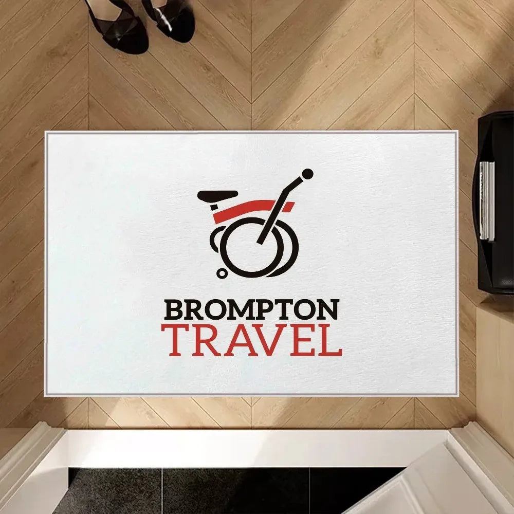 VIKAMA Abstract Bicycle Non-Slip Doormat
