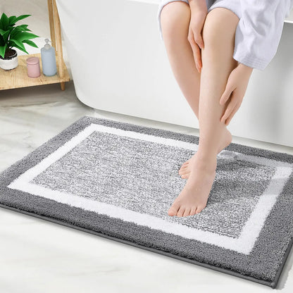 Olanly Microfiber Soft Non-Slip Bath Mat