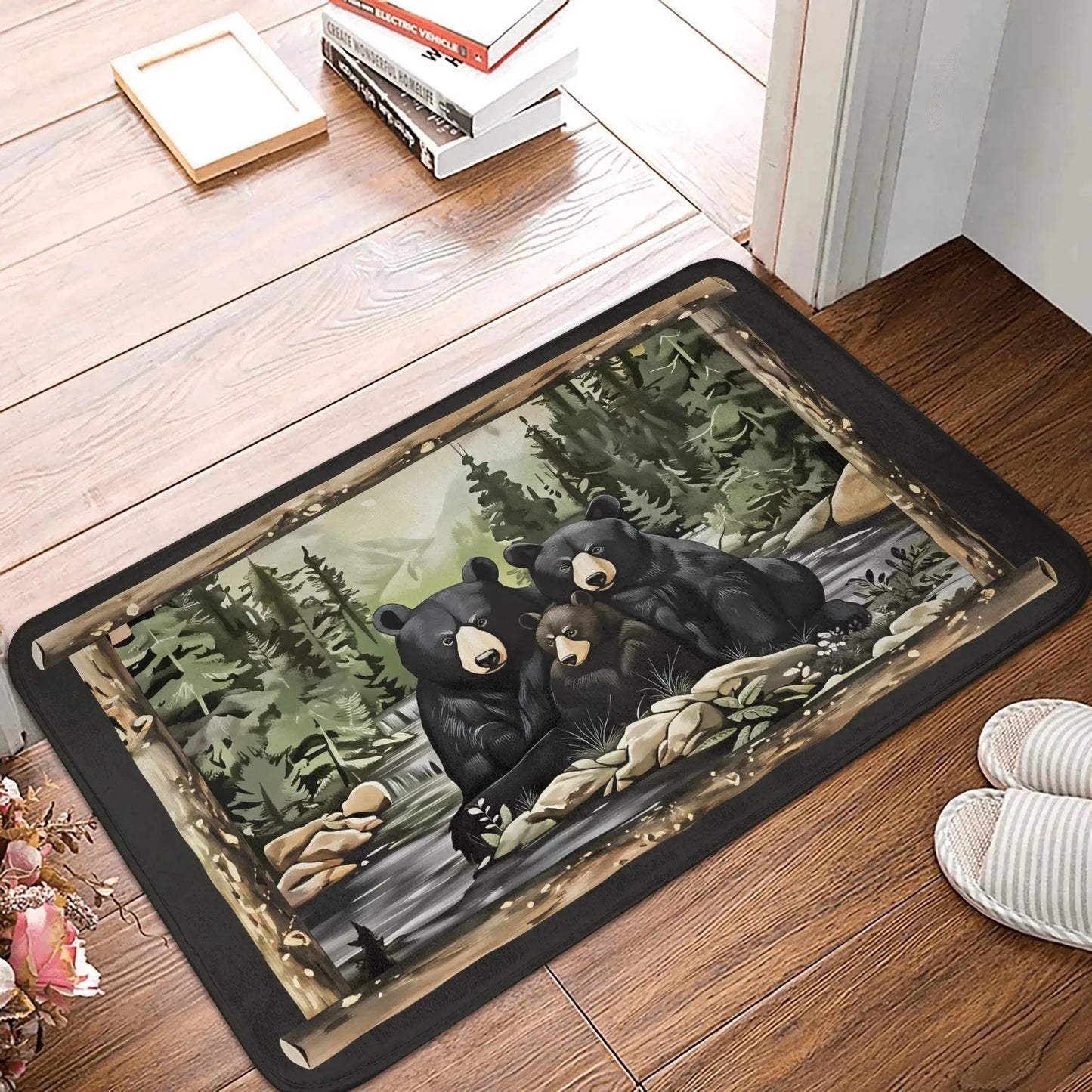 Beautiful Fox Print Welcome Doormat