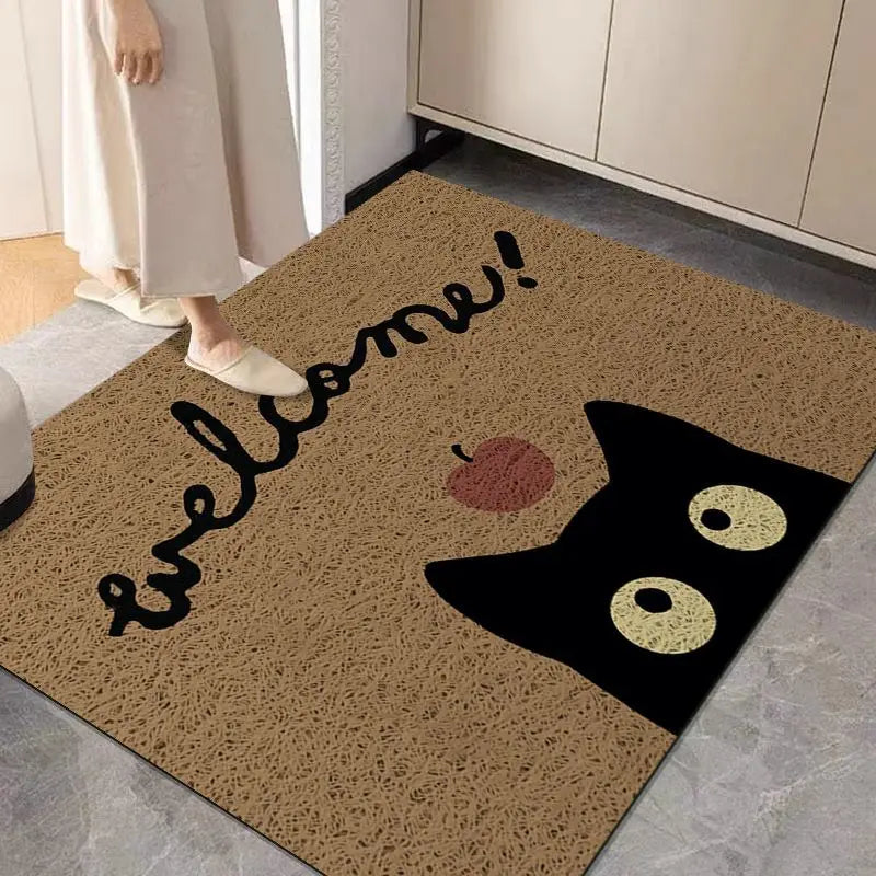 Wire Loop Entrance Door Mat Dust Removal Non-Slip Adjustable Floor Carpet