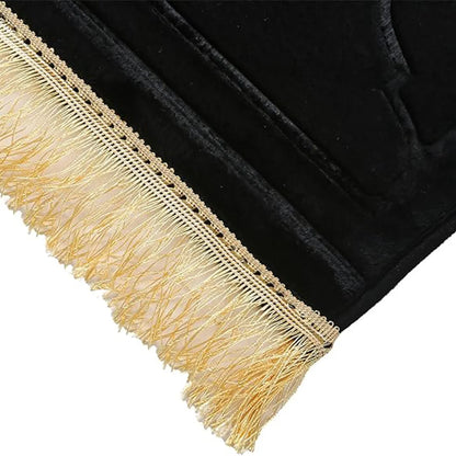 Soft Sponge Prayer Mat Portable Tassel Embossed Multi-Scene Prayer Rug