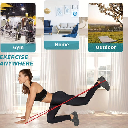 Stackable TPE Resistance Band Set