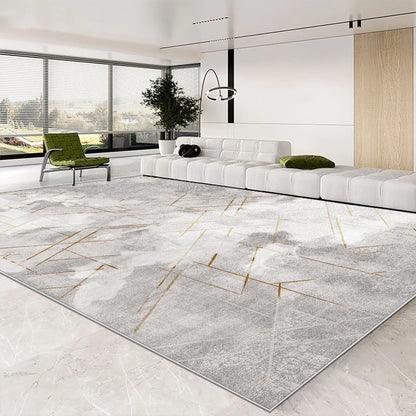 Abstract Style Easy-Clean Non-Slip Area Rug
