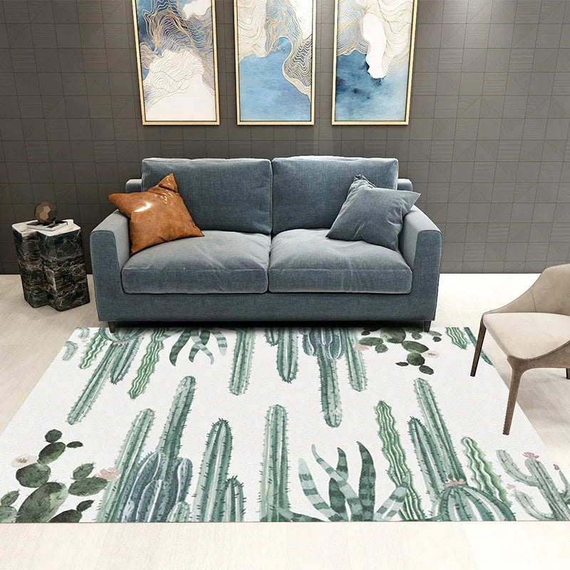 VIKAMA Nordic Light Luxury Large Area Living Room Carpet Sofa Coffee Table Bedroom Floor Mat