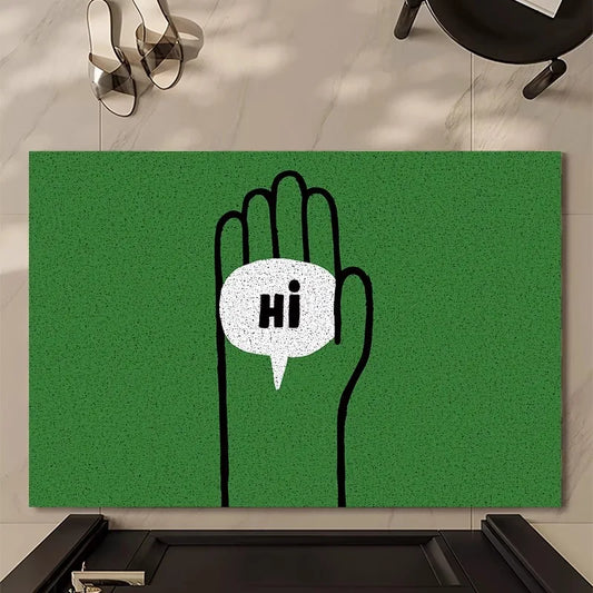 Cuttable anti-slip easy-care door mat