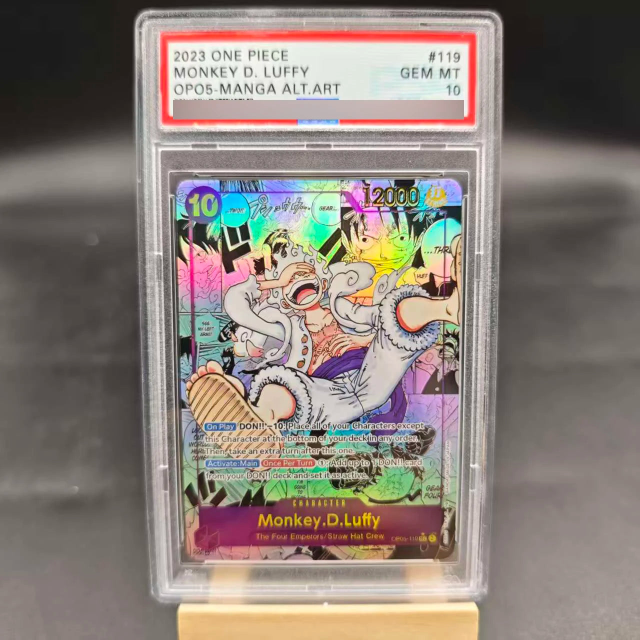 One Piece OP13 Luffy Sabo Ace English Rating Card Set