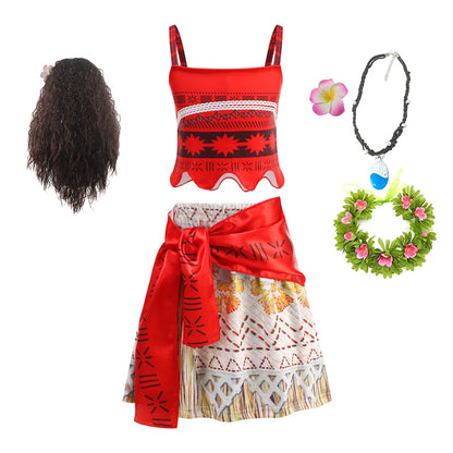 Disney Moana 2 Ocean Adventure Costume Dress For Girls