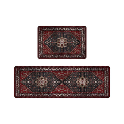 VIKAMA Retro Persian Non-Slip Runner Rug