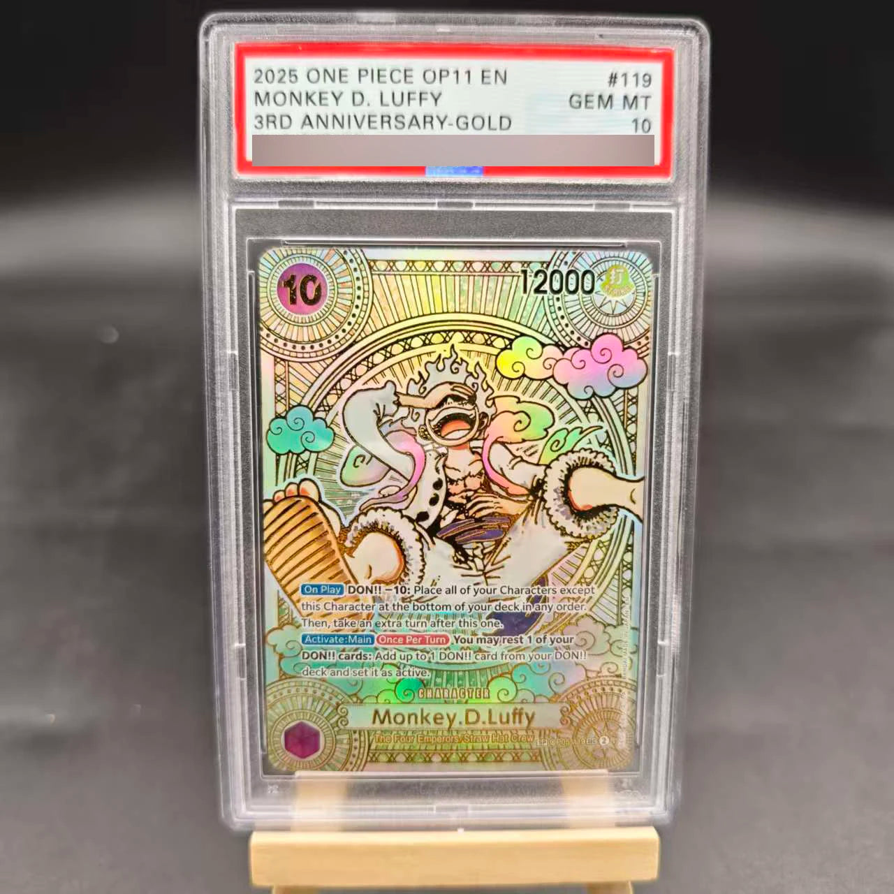 One Piece OP13 Luffy Sabo Ace English Rating Card Set