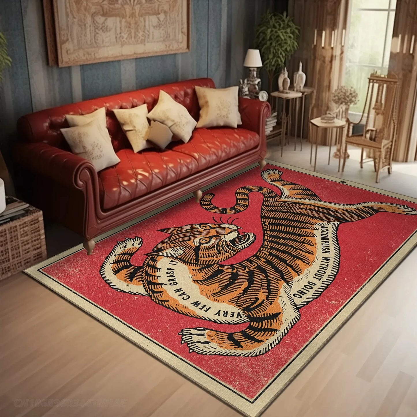 Bohemian Tiger Floral Rug