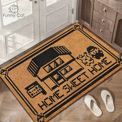 VIKAMA Home Sweet Home Anime Welcome Doormat