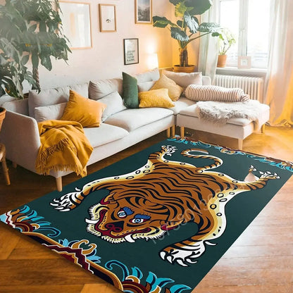 Bohemian Tiger Floral Rug