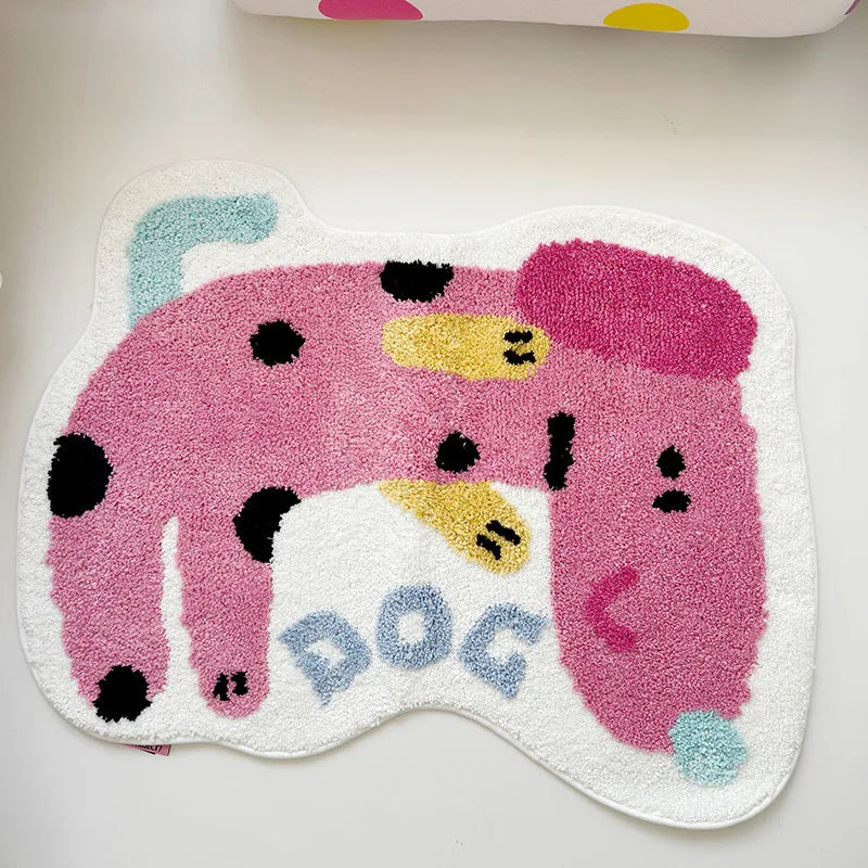 Cartoon soft non-slip bathroom door mat