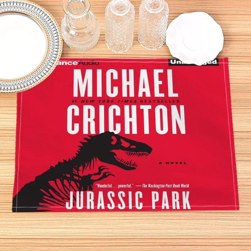 Jurassic Park Print Linen Kids Placemat Set
