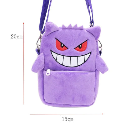 Pokemon Character Plush Backpack Anime Shoulder Bag Toy