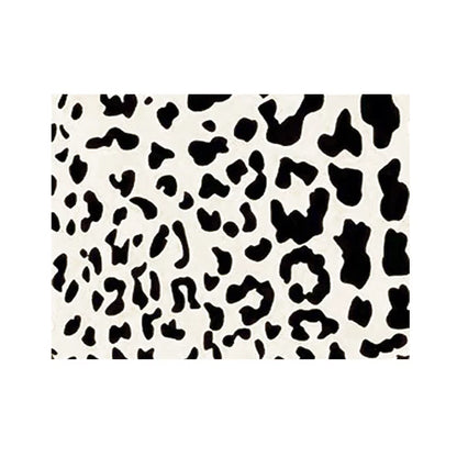 Nordic Zebra Pattern Fluffy Plush Non-Slip Area Rug