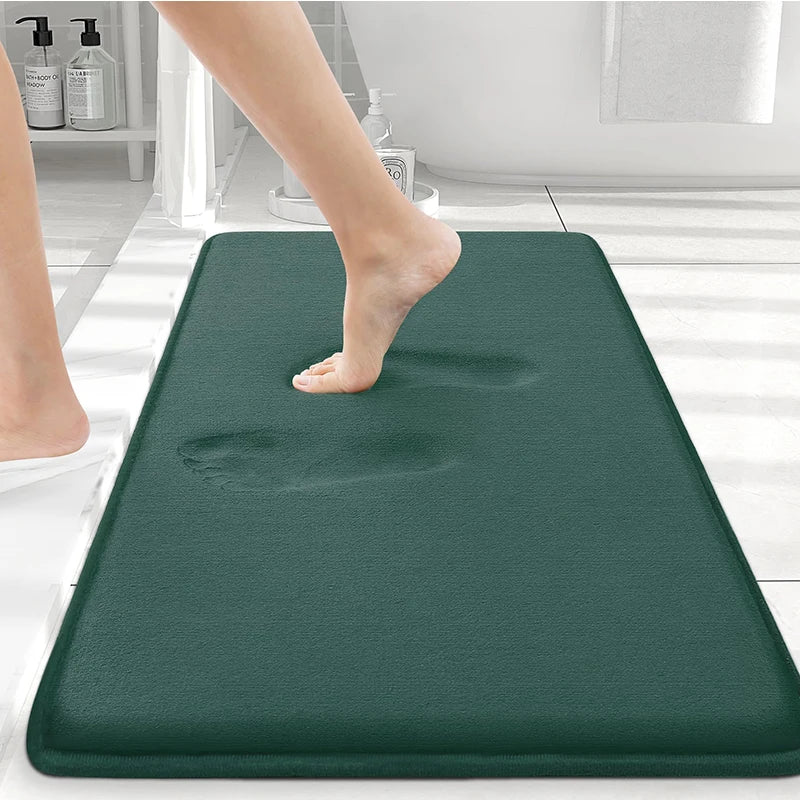 Olanly Silicone Memory Foam Non-Slip Bath Mat