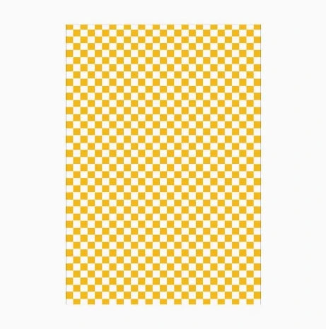 VIKAMA Green Checkered Floor Mat
