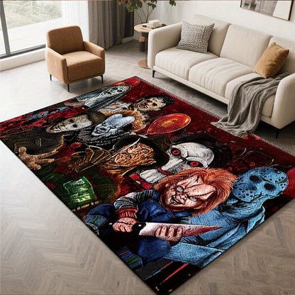 Vintage Horror Movie Character Non-Slip Area Rug