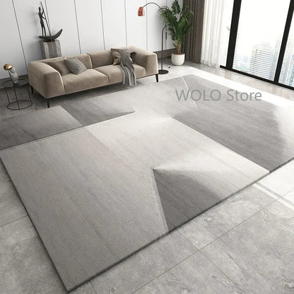 Nordic Ink Splash Abstract Washable Area Rug