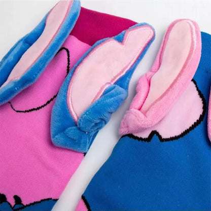 Disney Stitch Funny Cartoon Cotton Socks For Men Women