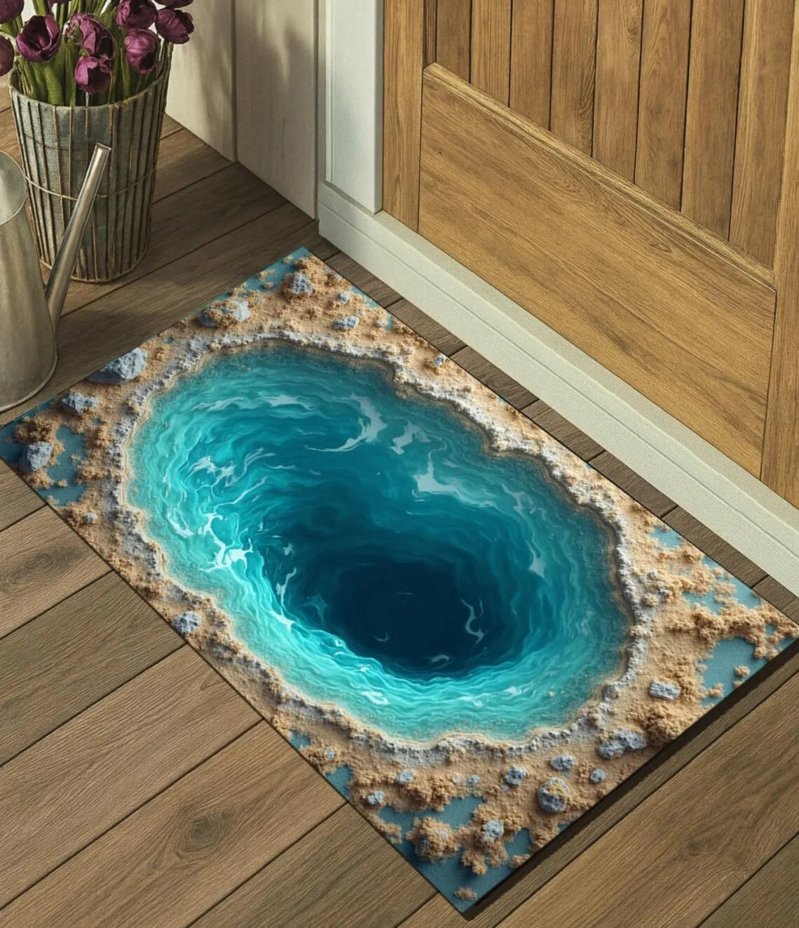3D Illusion Abyss Door Mat