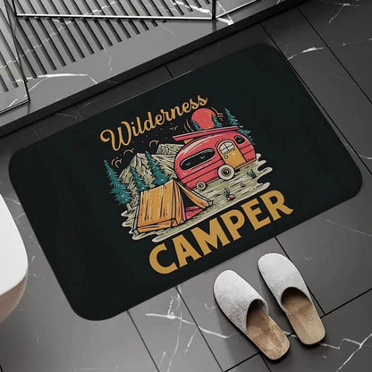 VIKAMA Camping Car Cartoon Non-Slip Entrance Mat